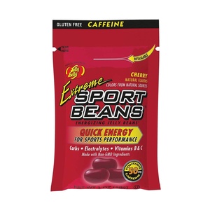 image:imageExtreme Sport Beans Energizing Jelly Beans for Exercise with Caffeine Electrolytes and Vitamins by Jelly Belly  Cherry Flavor Case of 24 x 1 Ounce Resealable BagsCherry