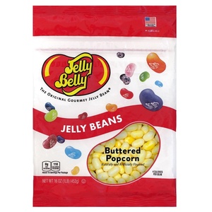 image:imageJelly Belly Buttered Popcorn Jelly Beans  1 Pound 16 Ounces Resealable Bag  Genuine Official Straight from the Source 