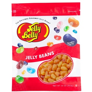 image:imageJelly Belly Peach Jelly Beans  1 Pound 16 Ounces Resealable Bag  Genuine Official Straight from the Source