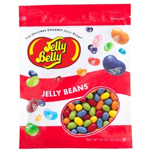 image:imageJelly Belly Sunkist Citrus Mix Assorted Jelly Beans  1 Pound 16 Ounces Resealable Bag  Genuine Official Straight from the SourceSour