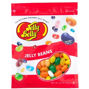 image:imageJelly Belly Sunkist Citrus Mix Assorted Jelly Beans  1 Pound 16 Ounces Resealable Bag  Genuine Official Straight from the SourceTropical Mix