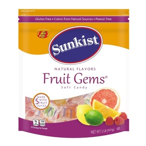 image:imageJelly Belly Sunkist Fruit Gems Individually Wrapped  2 Pound Resealable Pouch Bag  Genuine Official Straight from the Source