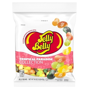 image:imageJelly Belly Tropical Paradise Assorted Jelly Beans  1 Pound 16 Ounces Resealable Bag  Genuine Official Straight from the Source